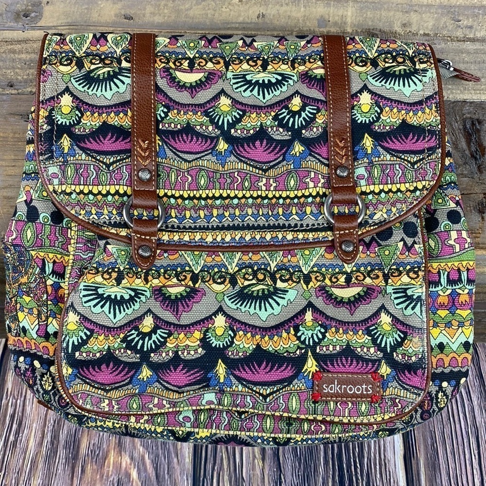 Sakroots Backpack/ Cross Body Bag